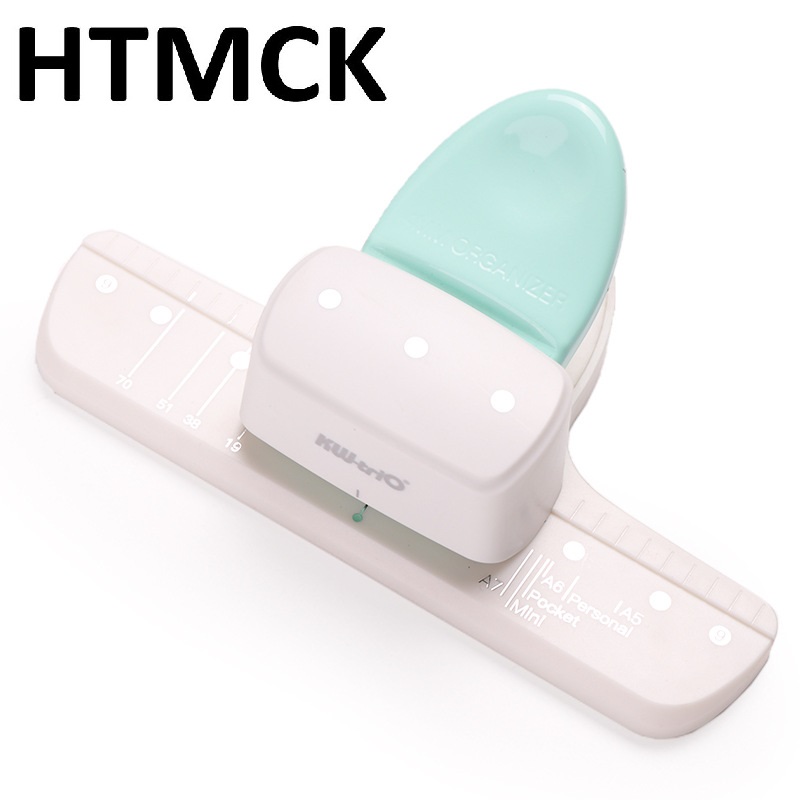 Paper Punch 3 Hole - HTMCK Adjustable 3-Hole Paper Punch for
