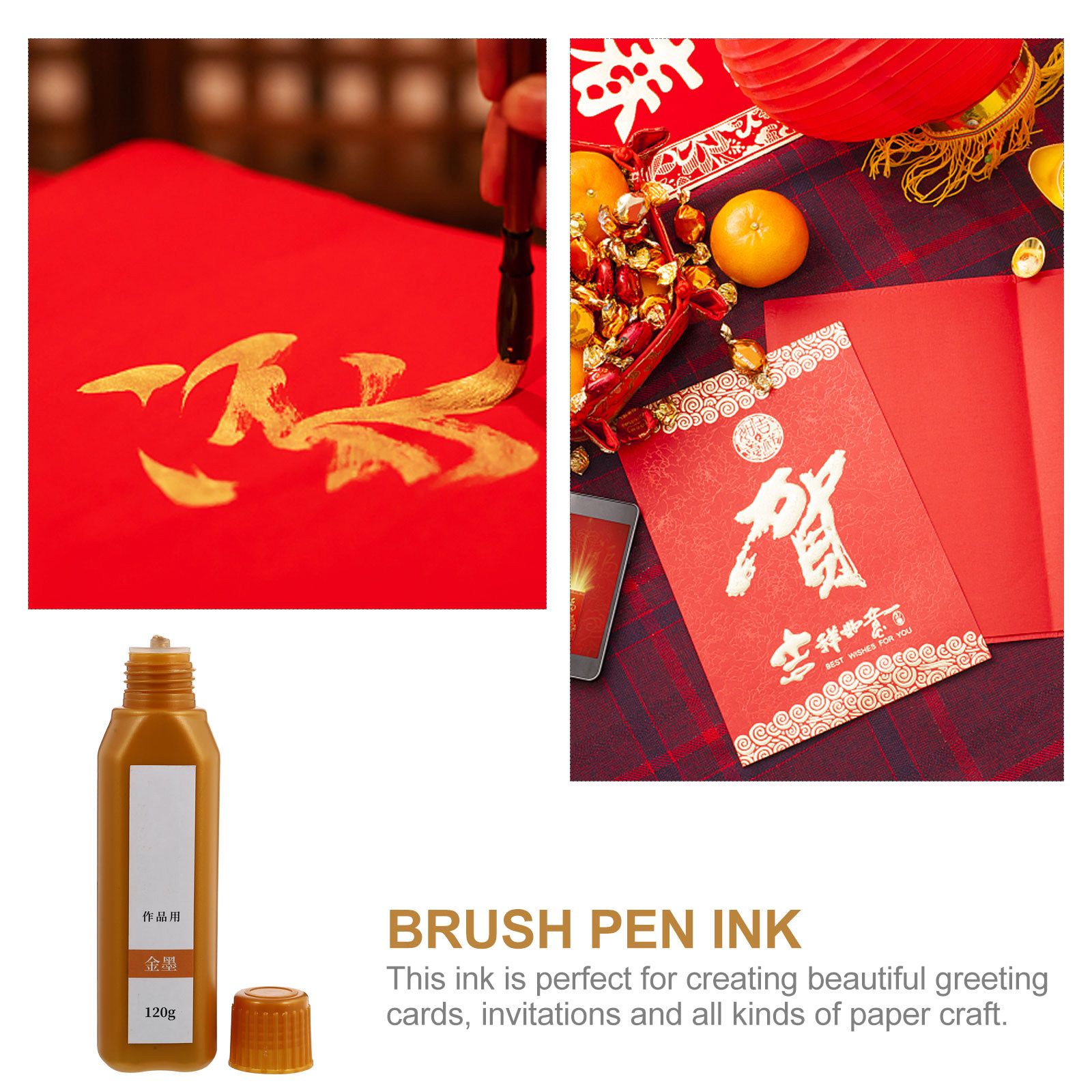 Calligraphy Ink Bottle - Calligraphy Ink Bottle Natural Material Stable