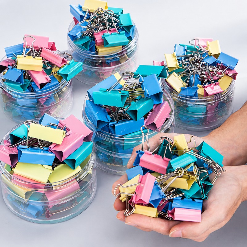 40PCS/Set Long Colorful Metal  - Supply Of Office Stationery review and price