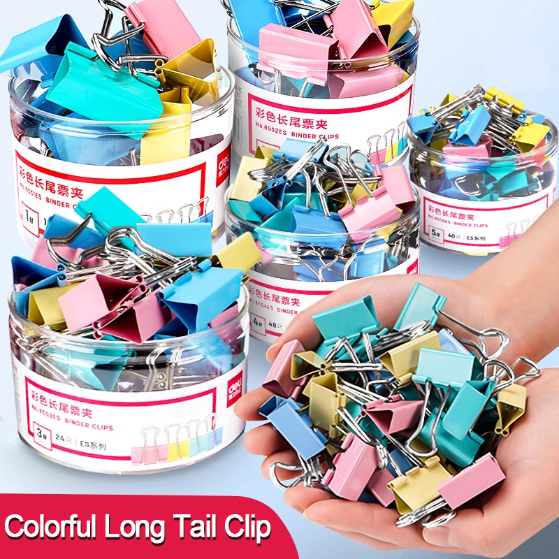 40PCS/Set Long Colorful Metal  - Supply Of Office Stationery review and price