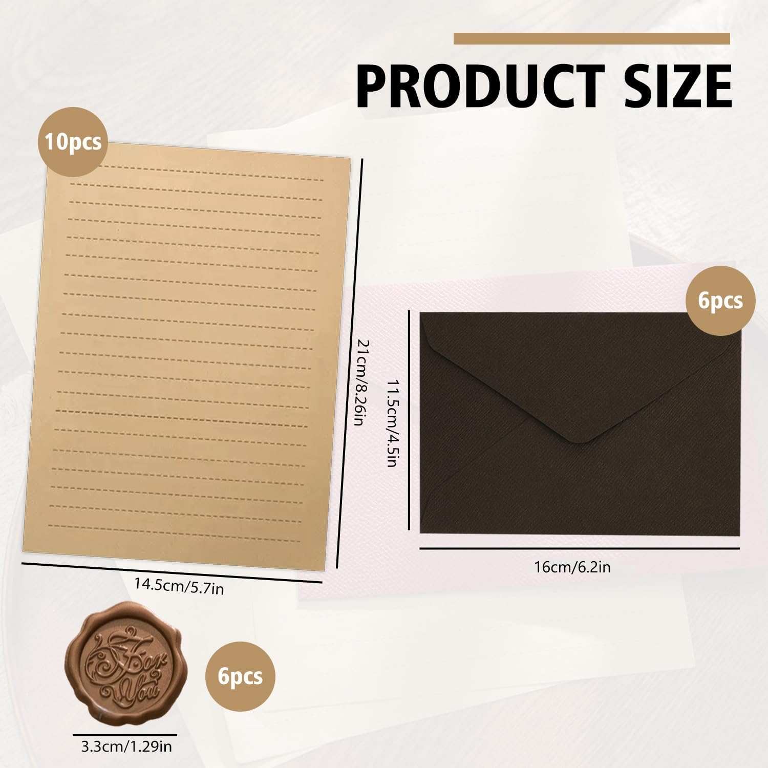 22Pcs Vintage Writing Paper Se - Letter Envelope Kraft review and price