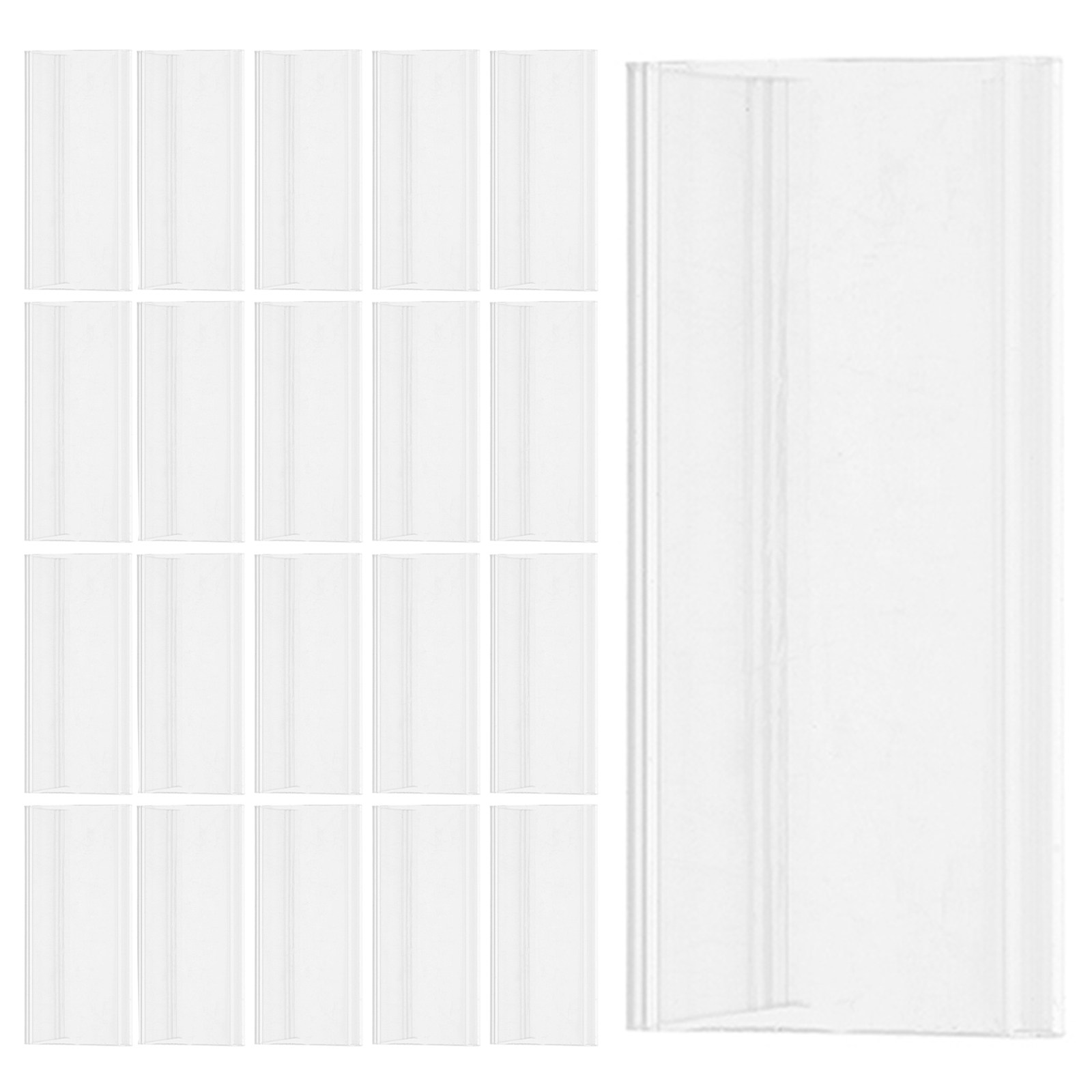 25Pcs Clear Plastic Nameplate  - Desk Name Plate review and price