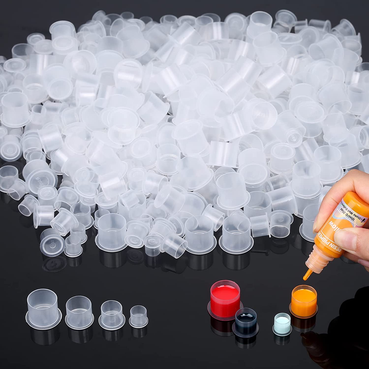 100pcs Disposable Tattoo Ink C - Calligraphy Ink Bottle review and price