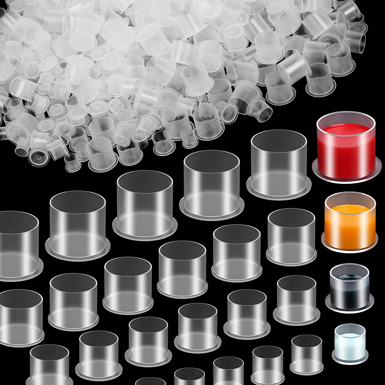 100pcs Disposable Tattoo Ink C - Calligraphy Ink Bottle review and price