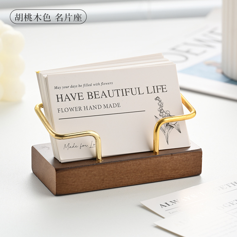 Wooden Business Card Holder Me - Desk Name Plate review and price