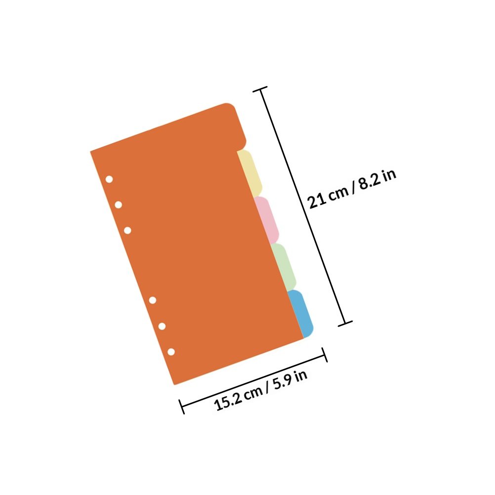 30Pcs Plastic Tab Dividers Col - Index Tab Divider review and price