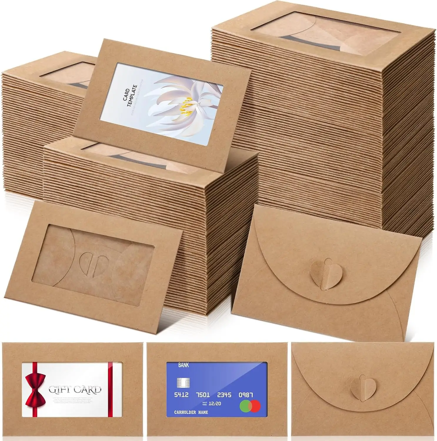 50pcs/lot 10.5X7cm Envelope Po - Letter Envelope Kraft review and price