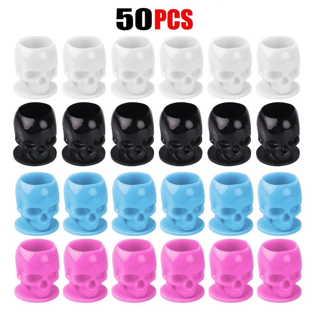 50 Pcs Safe Skull Design Tatto - Calligraphy Ink Bottle review and price
