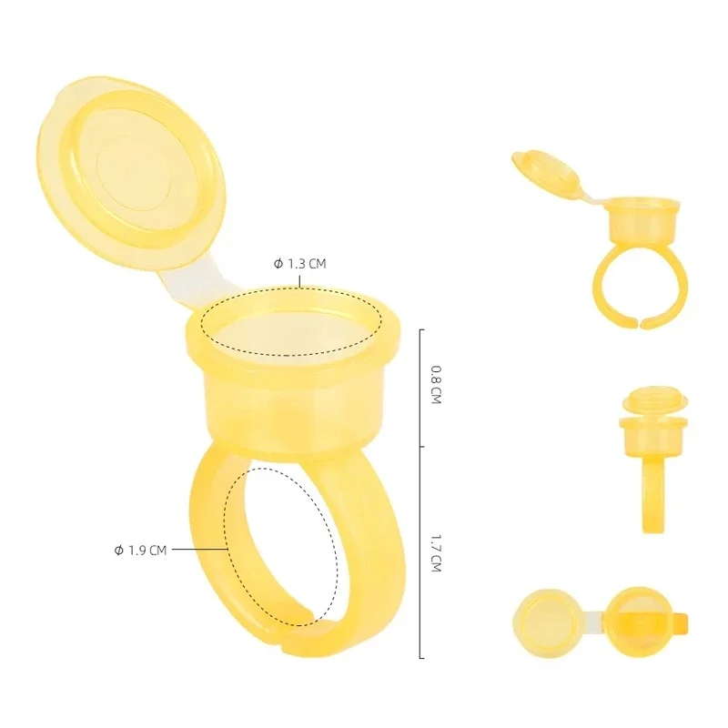 50PCS Tattoo Pigment Ink Ring  - Calligraphy Ink Bottle review and price