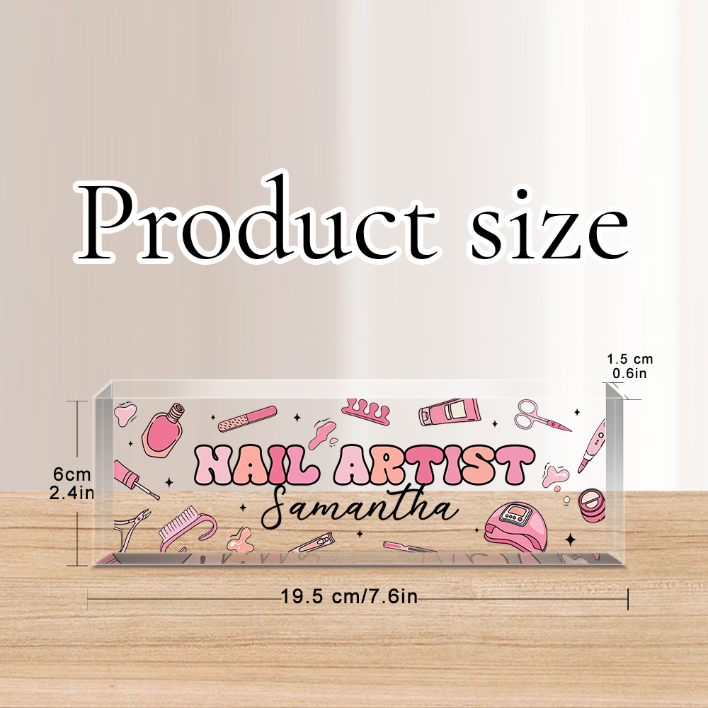 Custom Name Acrylic Desk Name  - Desk Name Plate review and price
