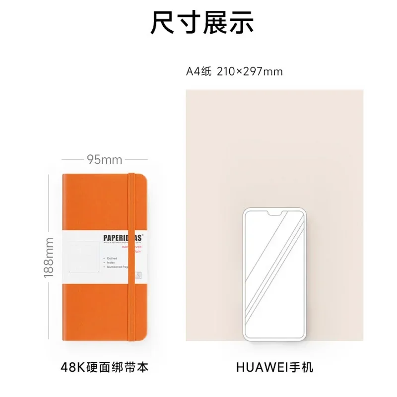 Travel Notebook Numbered Hard  - Notebook Dotted A5 review and price