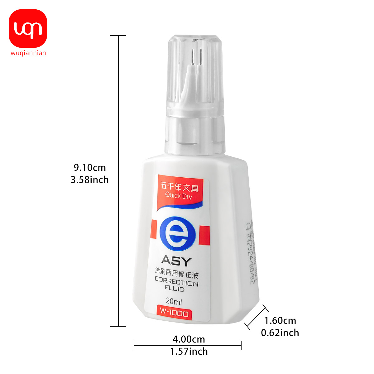 WQN Quick-Dry Correction Fluid - Correction Fluid White review and price