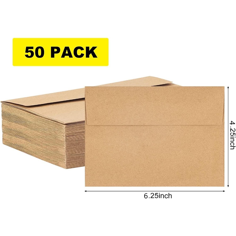 50-pack kraft paper envelopes  - Letter Envelope Kraft review and price