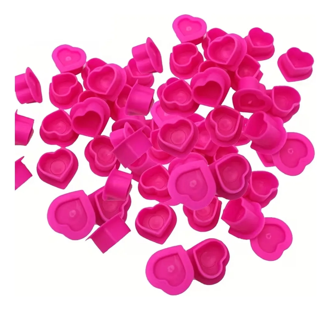 200pcs Tattoo Ink Cup Heart-Sh - Calligraphy Ink Bottle review and price