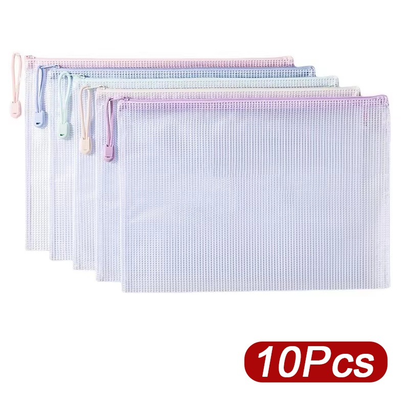 5-30pcs Zipper Mesh Bag A4/A5  - Supply Of Office Stationery review and price