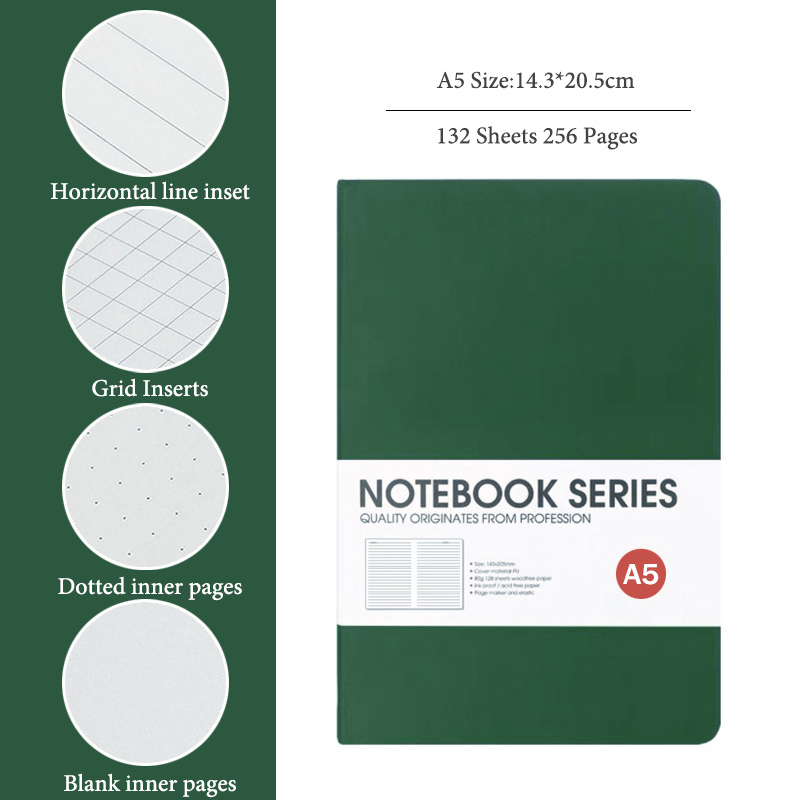 A5 Notebooks,4 Types Inner Pag - Notebook Dotted A5 review and price