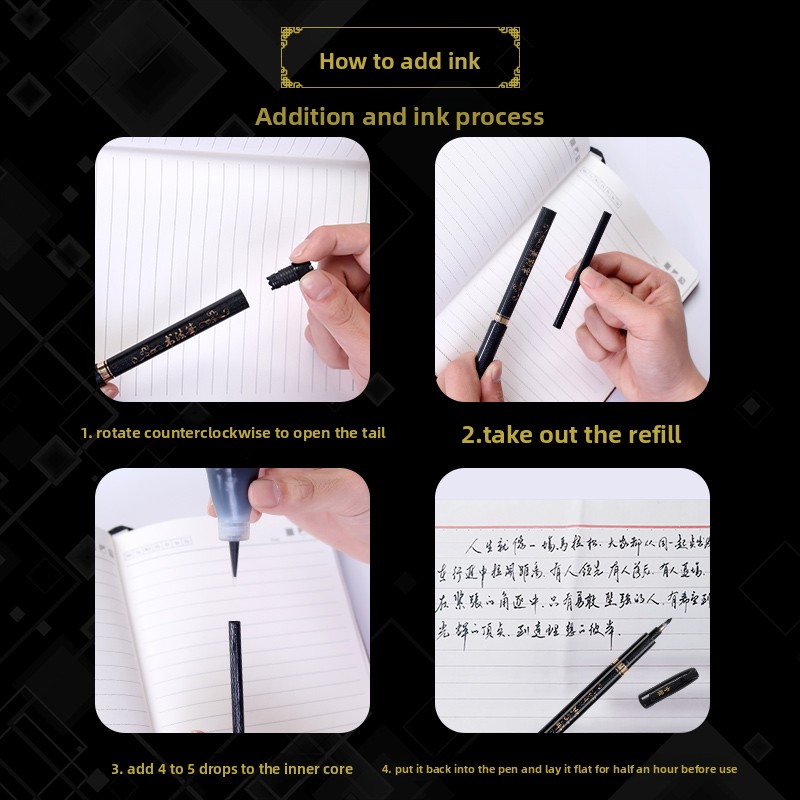4PCS/SET Calligraphy Art Marke - Supply Of Office Stationery review and price