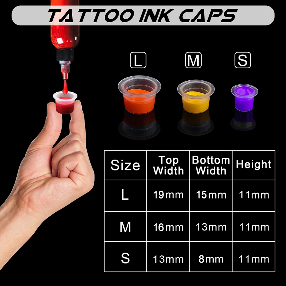 1000/100pcs Disposable Tattoo  - Calligraphy Ink Bottle review and price