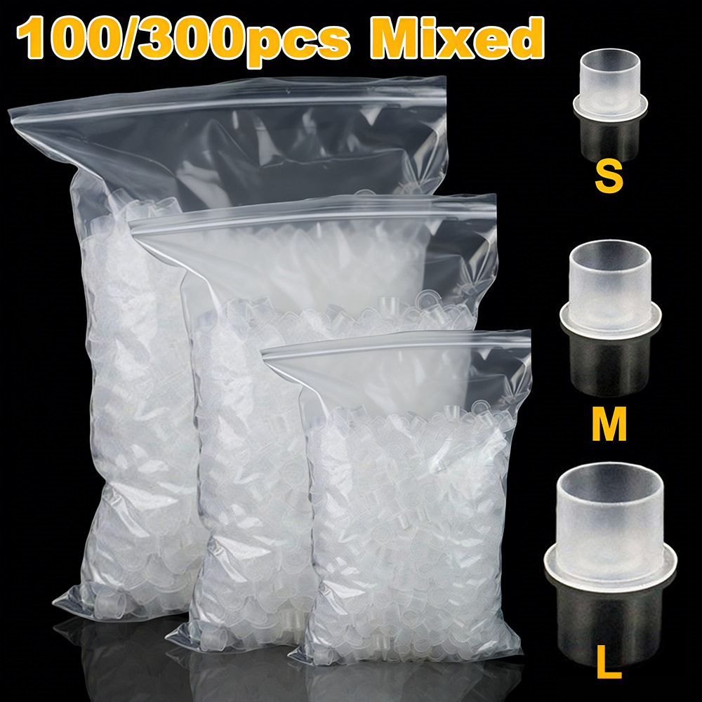 300/100pcs Tattoo Ink Cups Cap - Calligraphy Ink Bottle review and price