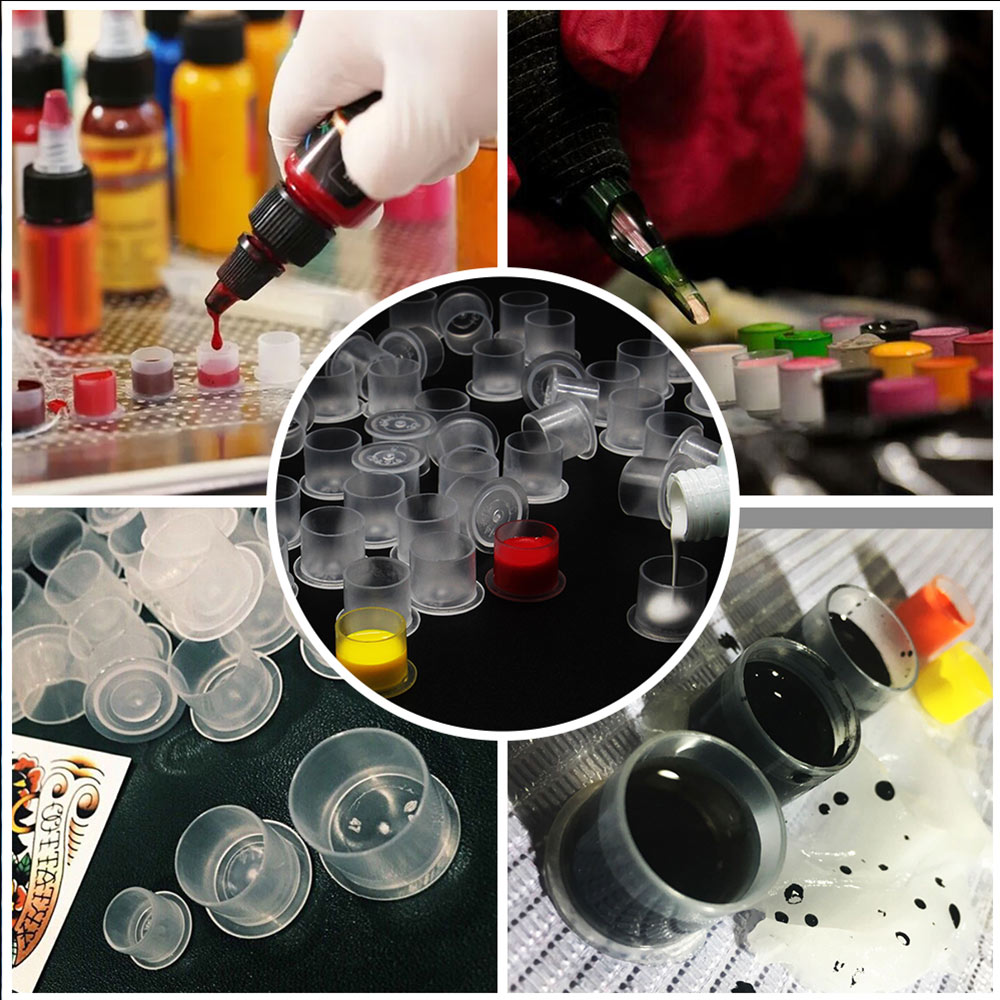 300/100pcs Tattoo Ink Cups Cap - Calligraphy Ink Bottle review and price
