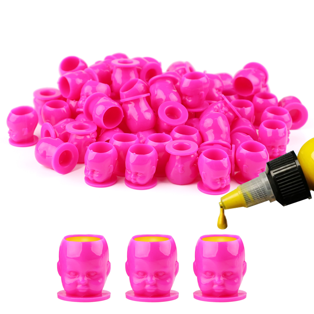 50pcs Plastic Disposable Tatto - Calligraphy Ink Bottle review and price