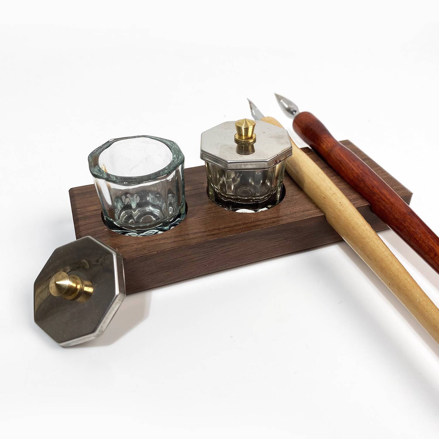 Ink Base Pen Rest Wooden Stand - Calligraphy Ink Bottle review and price