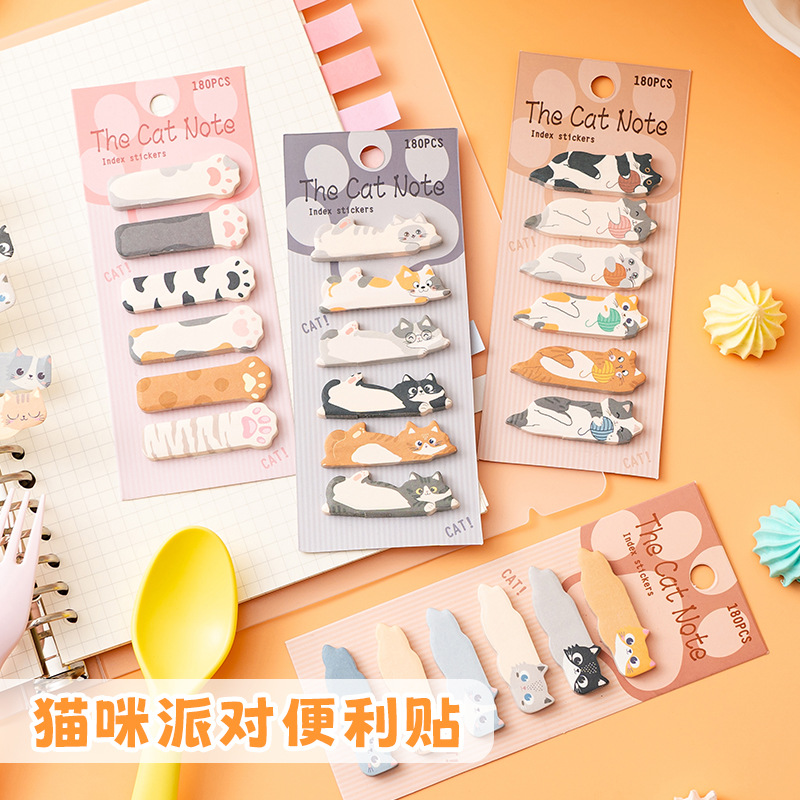 40packs Kawaii Cat Memo Pad St - Stationery Office Items List review and price