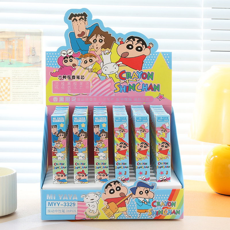 6Pcs Cartoon Crayon Shin-Chan  - Supply Of Office Stationery review and price