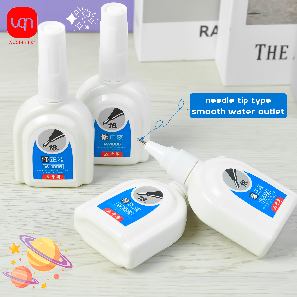 WQN-1/3/6PCS Simple White Corr - Correction Fluid White review and price