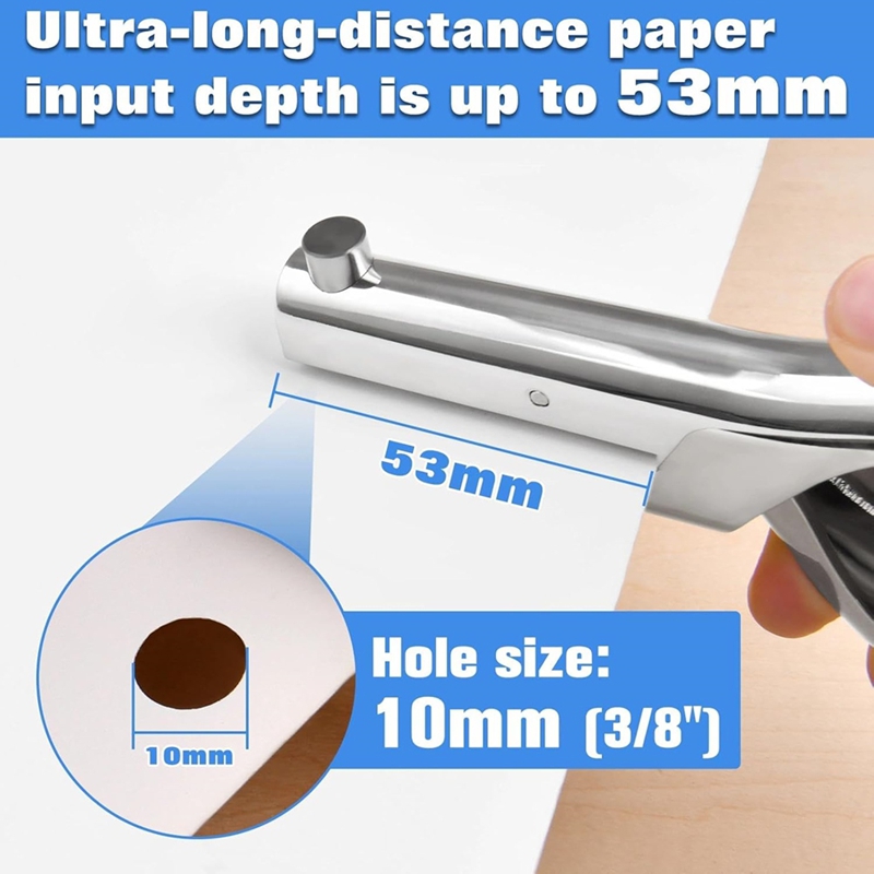 Deep Throat Heavy Duty Hand He - Paper Punch 3 Hole review and price