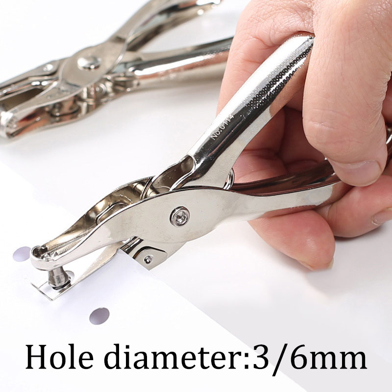 Hand Held Metal Stationery Rou - Paper Punch 3 Hole review and price