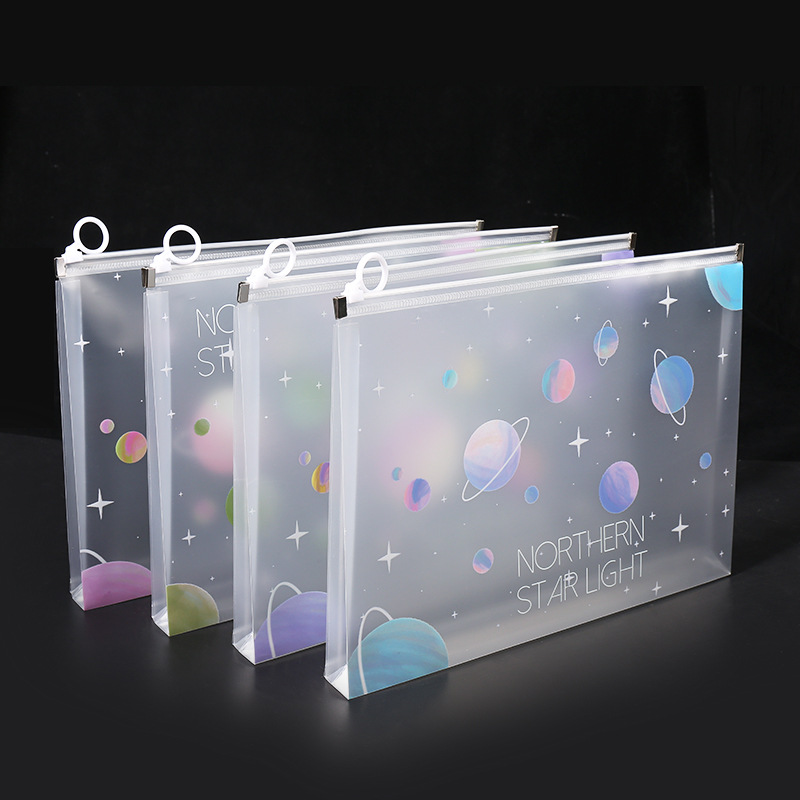 4/12pcs A4 Space Zipper Folder - Supply Of Office Stationery review and price
