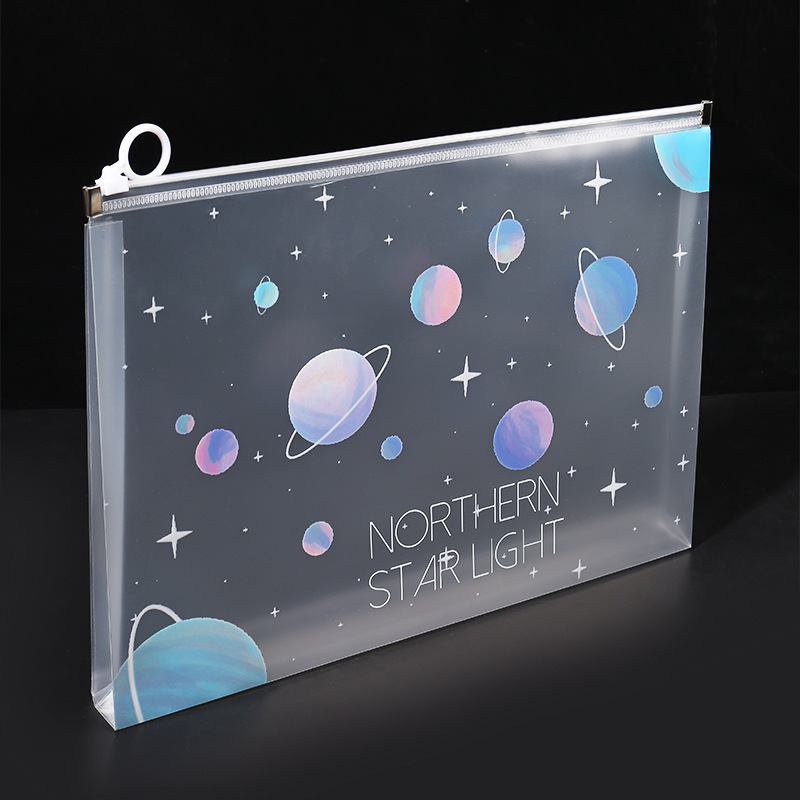 4/12pcs A4 Space Zipper Folder - Supply Of Office Stationery review and price