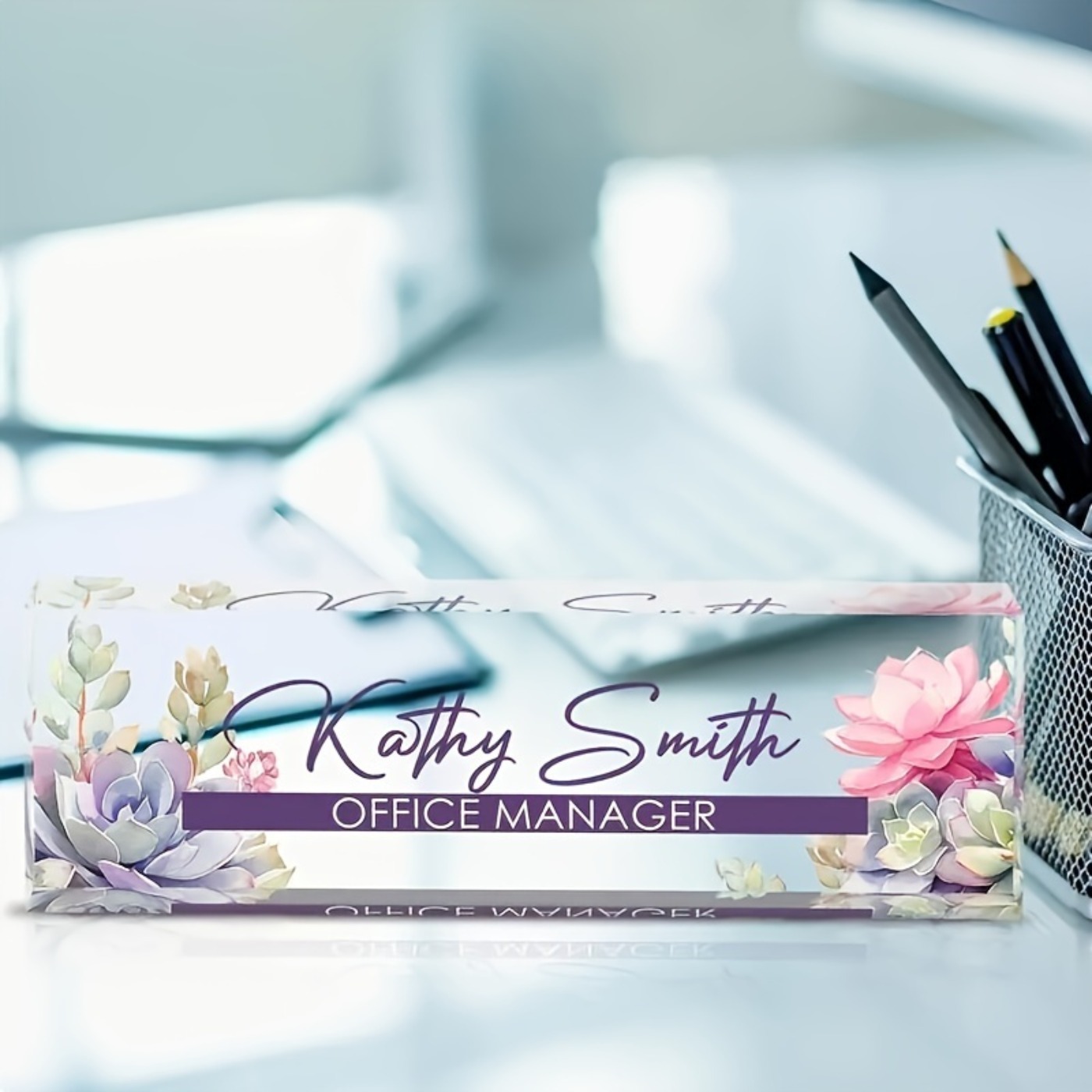 Custom 2D Acrylic Desk Name Pl - Desk Name Plate review and price