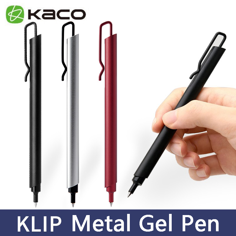Kaco Metal Gel Pen 0.5MM Black - Stationery Supply Business review and price