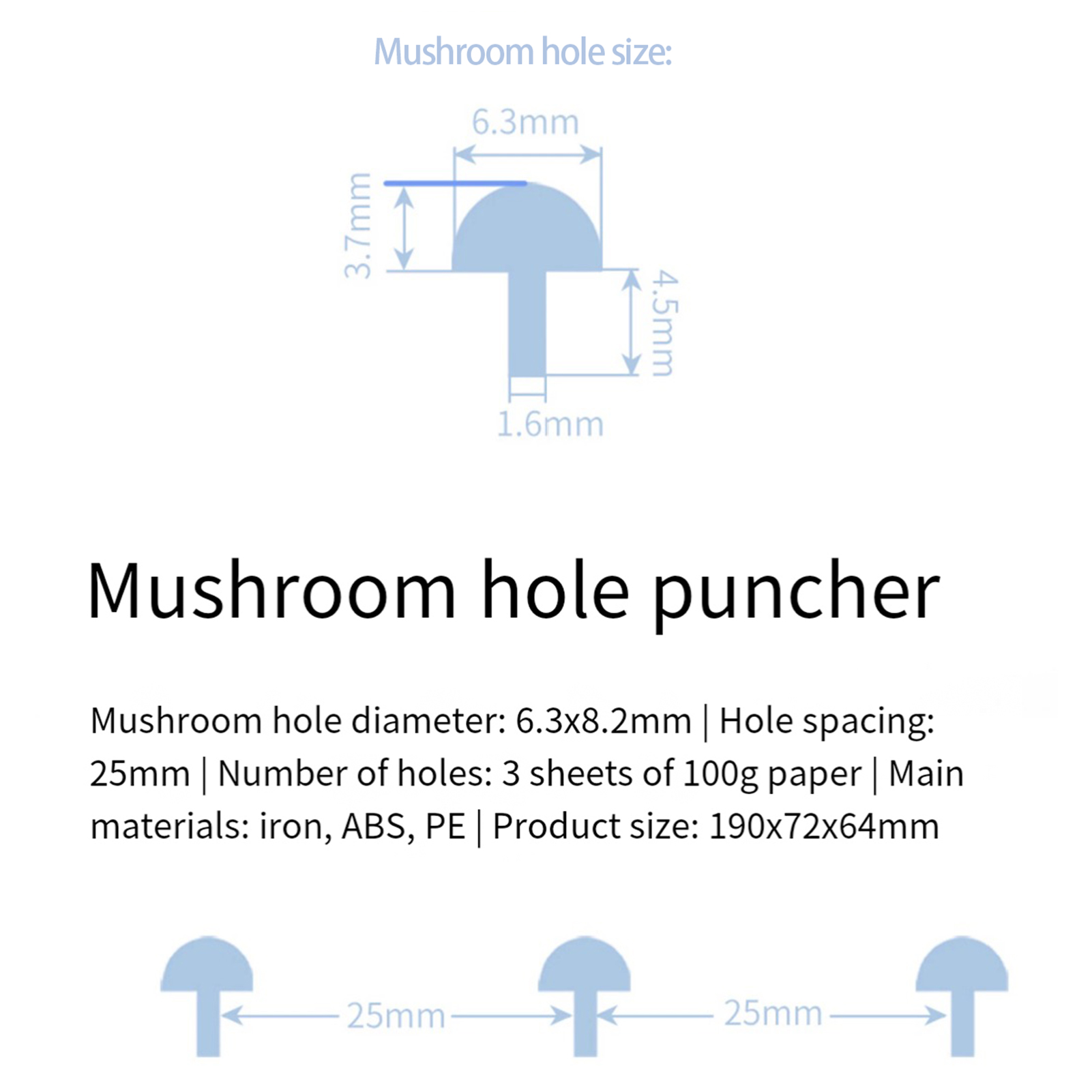 KW-triO Handheld DIY Mushroom  - Paper Punch 3 Hole review and price